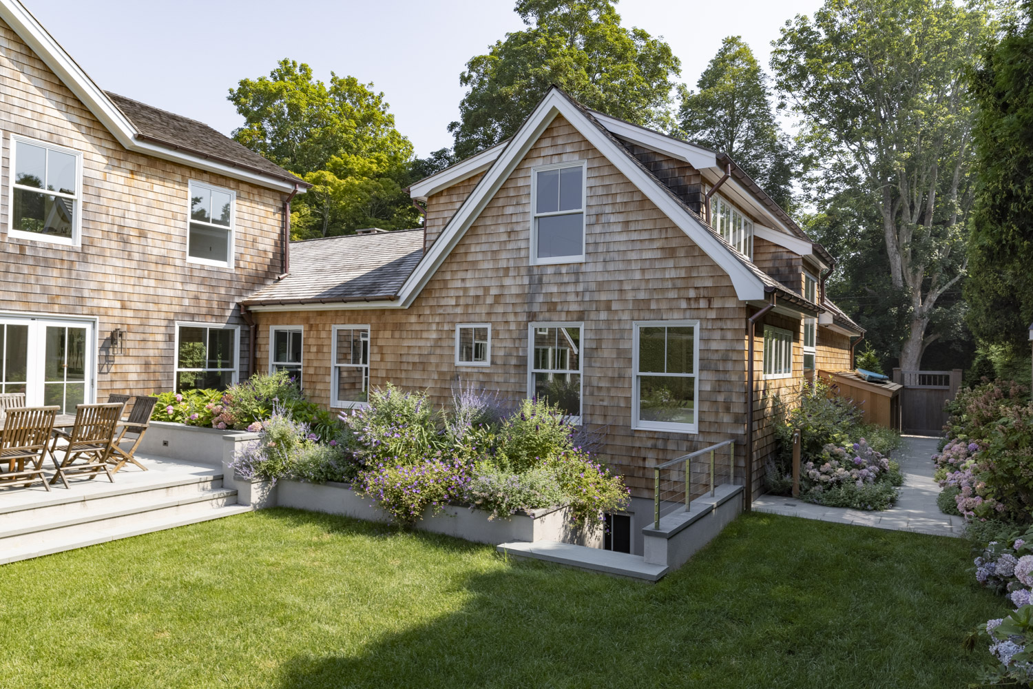 Photo of construction by Ronald Webb Builder.